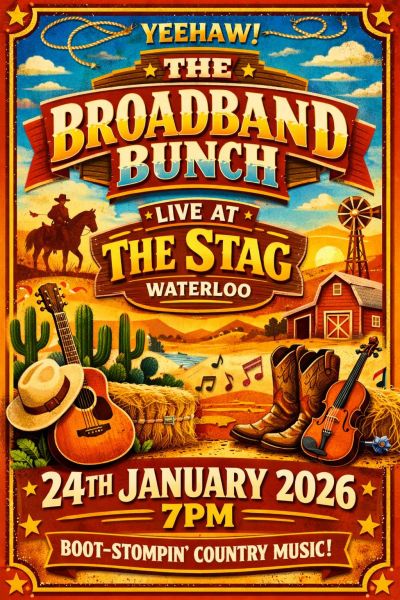 the broadband bunch live at The Stag